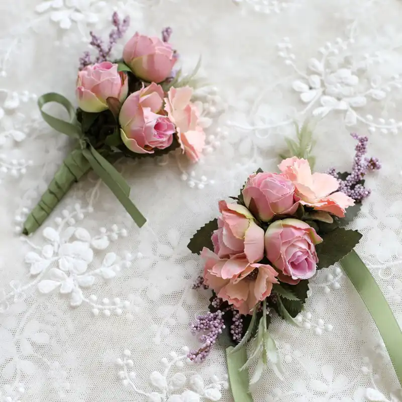 artificial corsages and boutonnieres for prom
