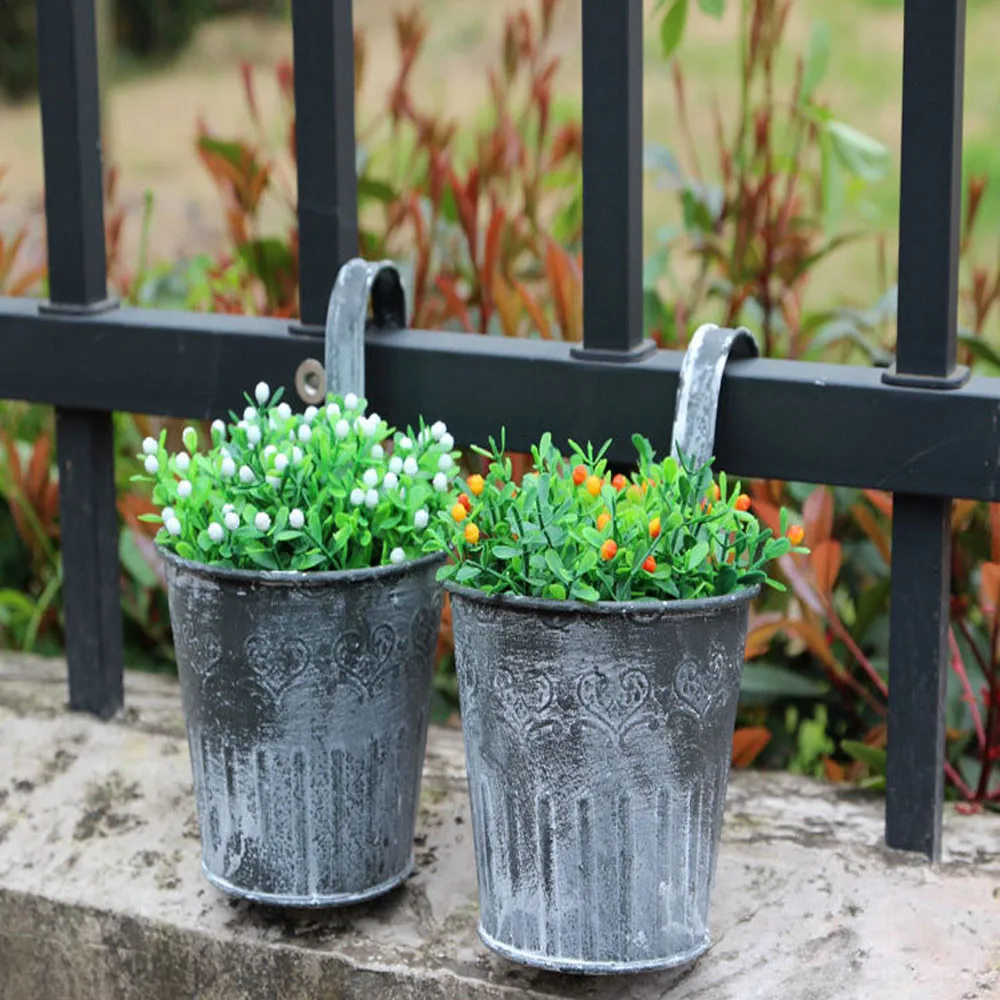 1x Flower Pot Garden Hanging Balcony Plant Home Decor Metal Iron Potted Planter Flower Home Office Garden Planting Indoor Decor
1x Flower Pot Garden Hanging Balcony Plant Home Decor Metal Iron Potted Planter Flower Home Office Garden Planting Indoor Decor