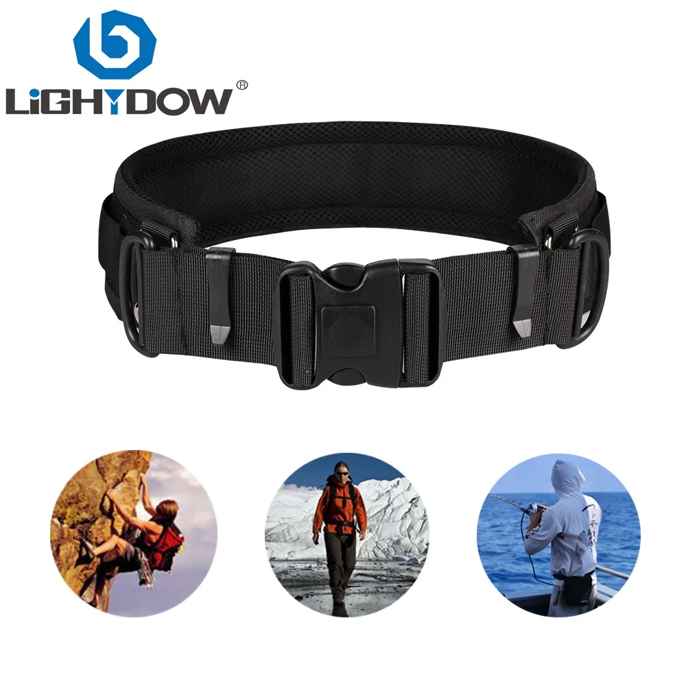 Lightdow Adjustable Black Nylon Waist Strap DSLR Padded Camera Waist Belt Holder with Functional Soft Lens Bag Pouch Case
Lightdow Adjustable Black Nylon Waist Strap DSLR Padded Camera Waist Belt Holder with Functional Soft Lens Bag Pouch Case