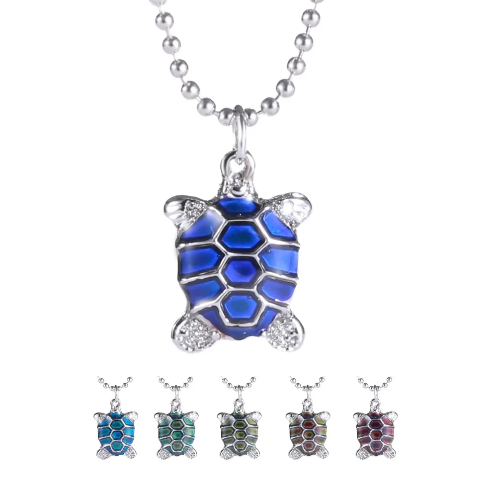 Sea tortoise Necklace Crystal Jewelry Statement Necklace mood tracker Necklaces color change Pendants
Sea tortoise Necklace Crystal Jewelry Statement Necklace mood tracker Necklaces color change Pendants