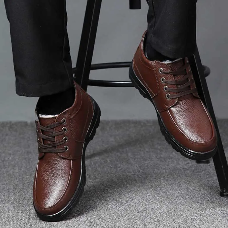 New Handmade Mens Genuine Leather Winter Boots Men High Quality Warm Snow Boots Ankle Boots for Men Business Dress Shoes Men
New Handmade Mens Genuine Leather Winter Boots Men High Quality Warm Snow Boots Ankle Boots for Men Business Dress Shoes Men