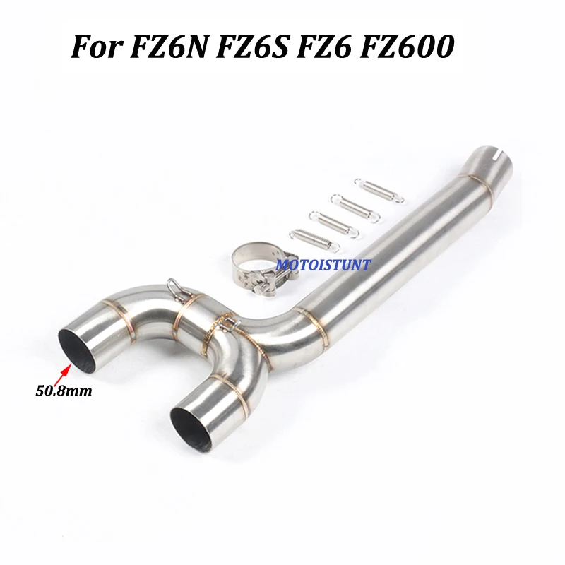 For Yamaha FZ6 FZ6N FZ6S FZ600 Motorcycle Exhaust Escape Modified Muffler Front Middle Link Pipe Slip on For 51mm Muffler
For Yamaha FZ6 FZ6N FZ6S FZ600 Motorcycle Exhaust Escape Modified Muffler Front Middle Link Pipe Slip on For 51mm Muffler