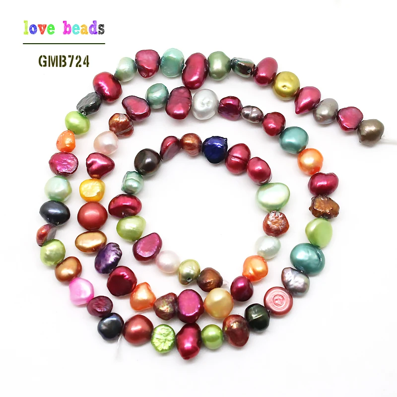 Freeform 5-8mm Multicolor Natural Freshwater Pearl Irregular Beads For Jewelry Making Spacer Loose Strand 15inch (F00528)
Freeform 5-8mm Multicolor Natural Freshwater Pearl Irregular Beads For Jewelry Making Spacer Loose Strand 15inch (F00528)