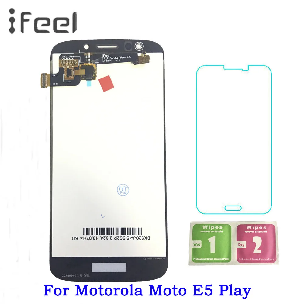 100% Tested LCD For Motorola Moto E5 Play LCD Display With Touch Screen Assembly for Moto E5 Play LCD 5.2" Replacement
100% Tested LCD For Motorola Moto E5 Play LCD Display With Touch Screen Assembly for Moto E5 Play LCD 5.2" Replacement
