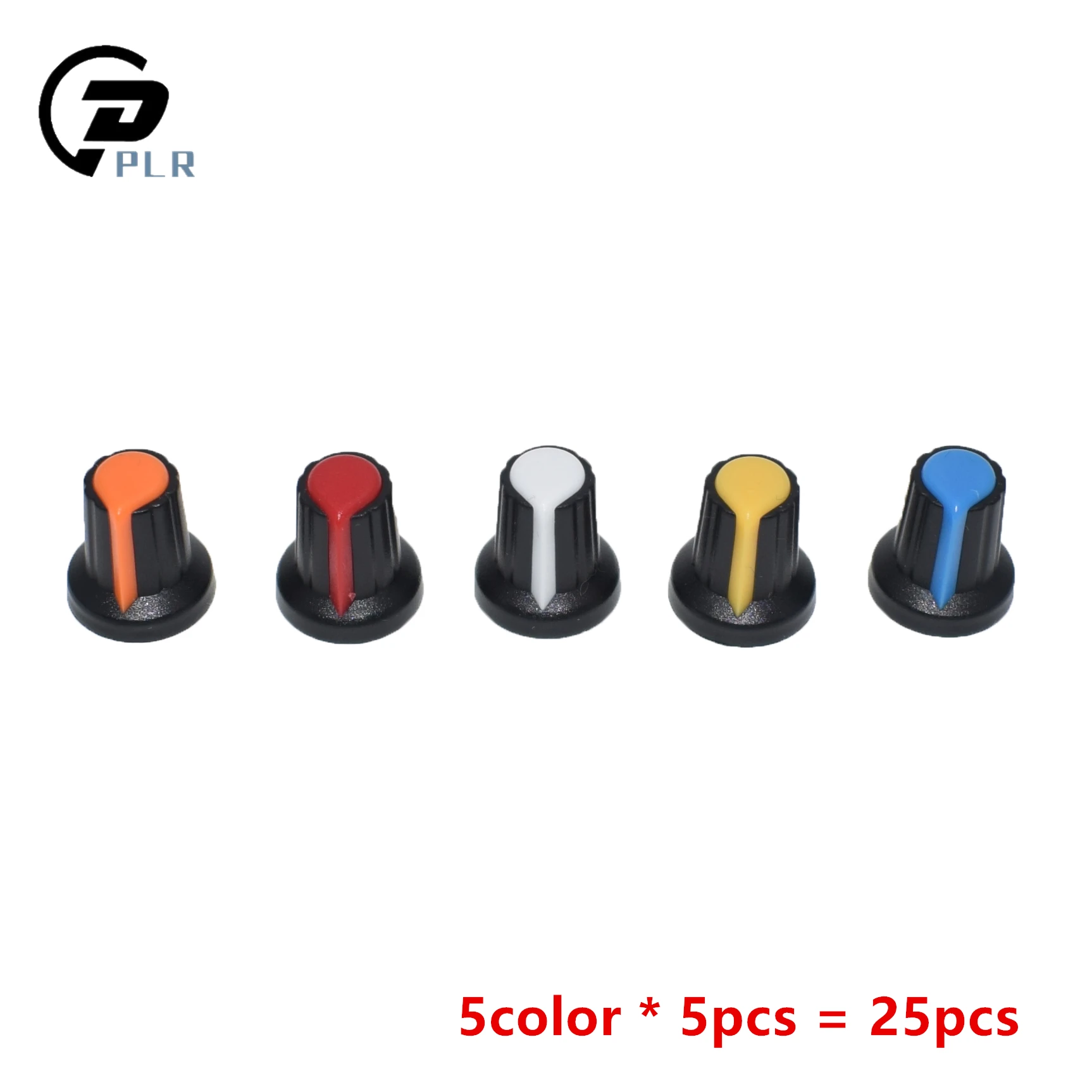 25PCS/lot WH148 potentiometer knob cap(copper core) 15X17mm 6mm Shaft Hole AG2 Yellow Orange Blue White Red 5value*5PCS=25PCS
25PCS/lot WH148 potentiometer knob cap(copper core) 15X17mm 6mm Shaft Hole AG2 Yellow Orange Blue White Red 5value*5PCS=25PCS