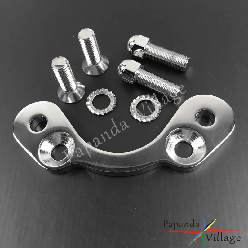Chrome Motorbikes Spring Fork Tree Handlebars Top Clamp Bar Riser Mount Clamp Adapter for Harley DNA Paughco MID-USA
Chrome Motorbikes Spring Fork Tree Handlebars Top Clamp Bar Riser Mount Clamp Adapter for Harley DNA Paughco MID-USA