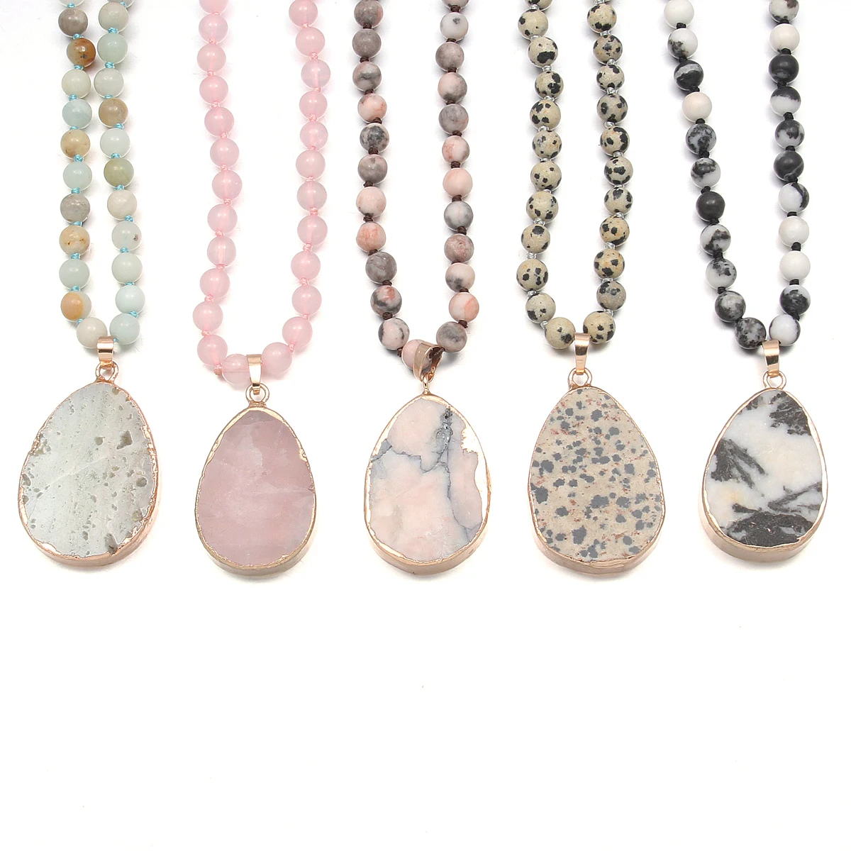 2019 Fashion Bohemian Tribal Jewelry Semi Precious Stones Long Necklaces Drop Women Pendant Necklaces
2019 Fashion Bohemian Tribal Jewelry Semi Precious Stones Long Necklaces Drop Women Pendant Necklaces