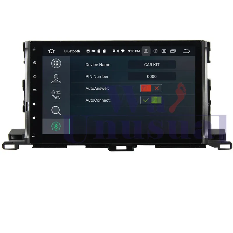 2din android For Toyota Highlander 2016