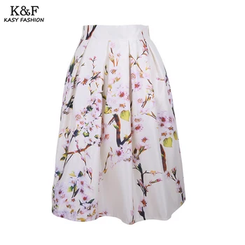 2018 Autumn Women Elastic Floral Print Skater Skirts Fashion High Waist Side Zipper Midi Skirts for Summer Femme Jupes
2018 Autumn Women Elastic Floral Print Skater Skirts Fashion High Waist Side Zipper Midi Skirts for Summer Femme Jupes