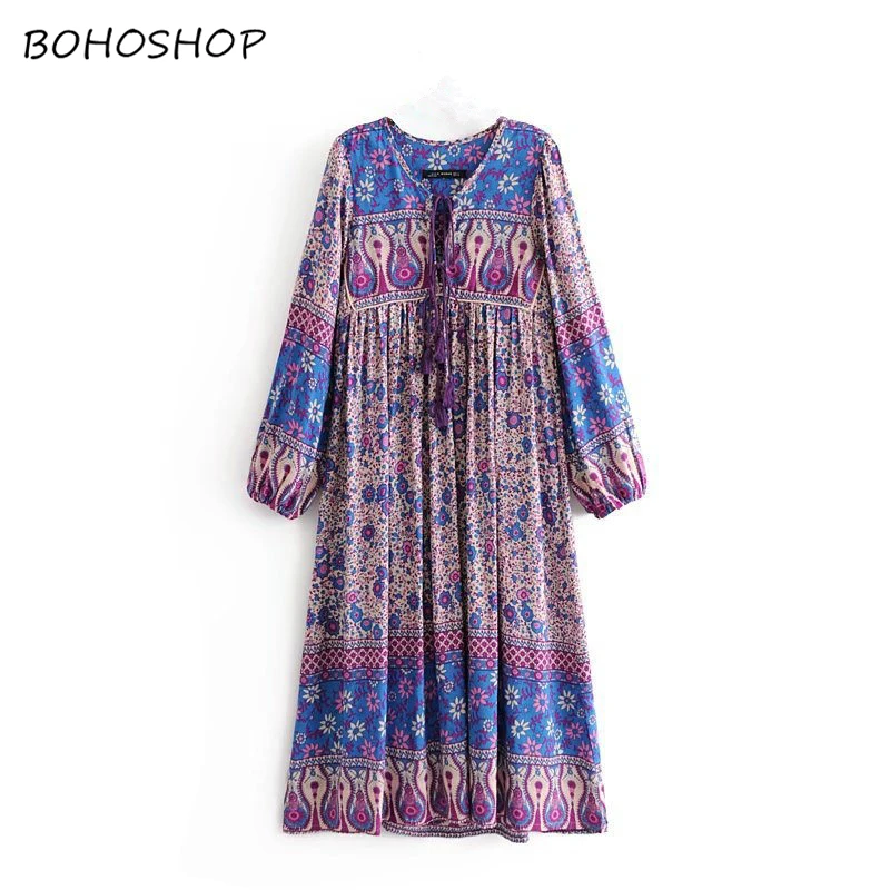 Vintage chic women purple floral print beach long Bohemian maxi dress Ladies Summer tassel Boho dress vestidos
Vintage chic women purple floral print beach long Bohemian maxi dress Ladies Summer tassel Boho dress vestidos