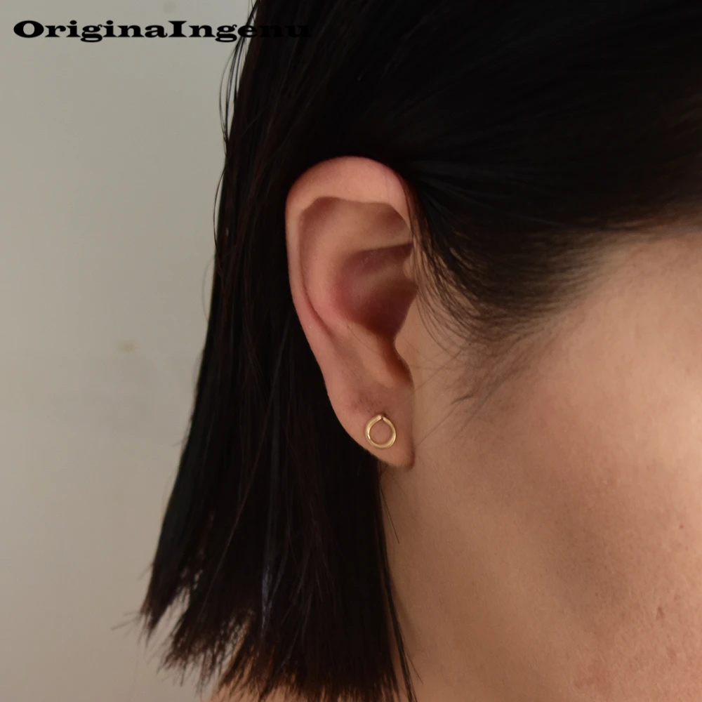 Jewelry Earrings Pendientes for Women Handmade Circle-Shaped Small Studs Minimalist Personalized Oorbellen Vintage Earrings
Jewelry Earrings Pendientes for Women Handmade Circle-Shaped Small Studs Minimalist Personalized Oorbellen Vintage Earrings