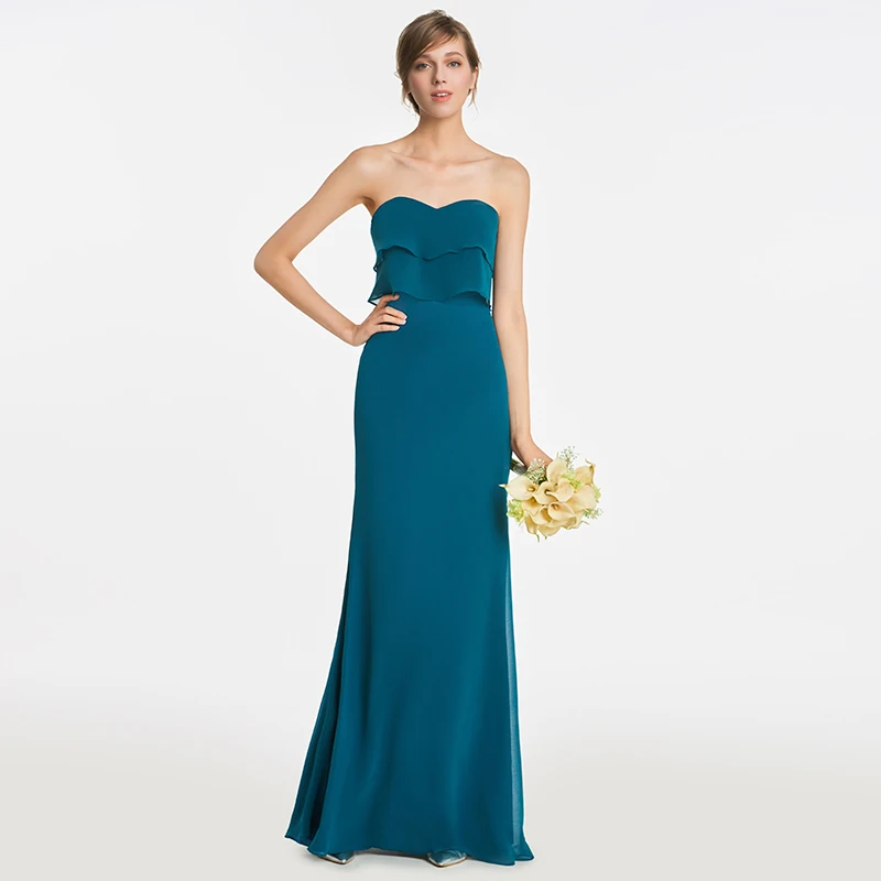 Tanpell sweetheart neck long bridesmaid dresses sleeveless sheath tiered floor length wedding party gown bridesmaid dress custom
Tanpell sweetheart neck long bridesmaid dresses sleeveless sheath tiered floor length wedding party gown bridesmaid dress custom