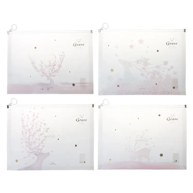 Pink Cartoon Print File Bag Plastic Zippered Folder Envelopes Clear Poly Pouch Envelopes File Document Holder Case Letter Size
Pink Cartoon Print File Bag Plastic Zippered Folder Envelopes Clear Poly Pouch Envelopes File Document Holder Case Letter Size