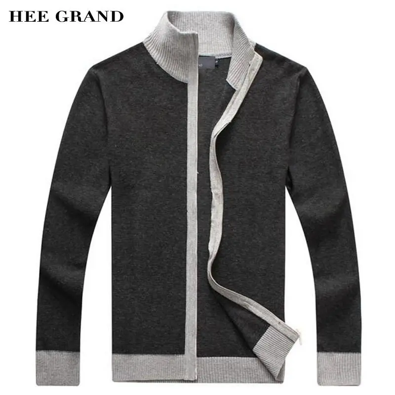 HEE GRAND Men Casual Sweater 2018 New Arrival Stand Collar Whole Cotton Material Standard Spring Autumn Cardigan M-3XL MZM530
HEE GRAND Men Casual Sweater 2018 New Arrival Stand Collar Whole Cotton Material Standard Spring Autumn Cardigan M-3XL MZM530