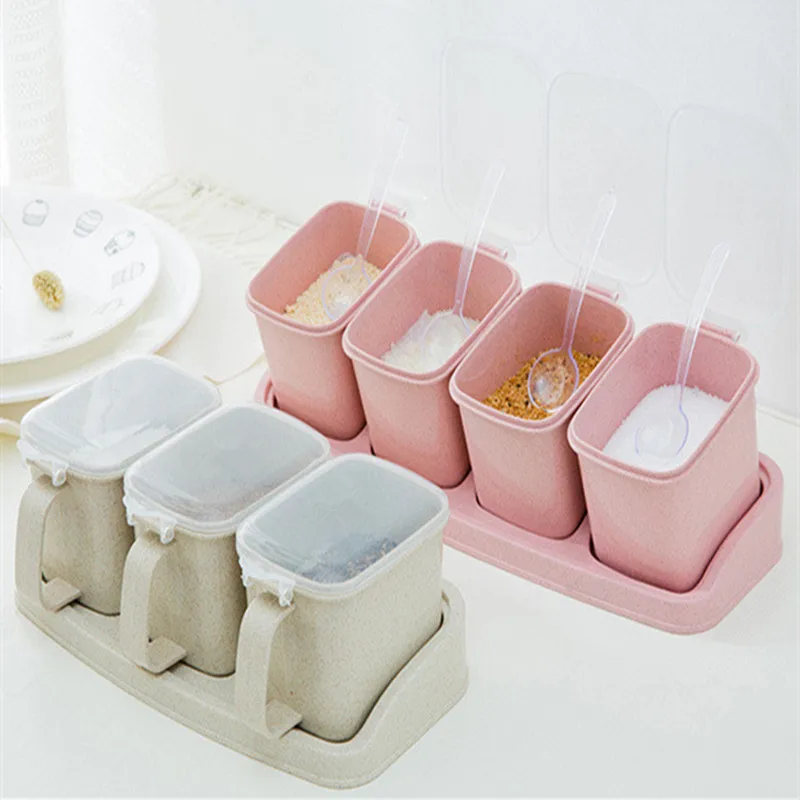 Nordic Style Multi-Layers Seasoning Jar With Handle Sugar Pepper Salt Cans Herb Spice Storage Box Containers Kitchen Tool Set
Nordic Style Multi-Layers Seasoning Jar With Handle Sugar Pepper Salt Cans Herb Spice Storage Box Containers Kitchen Tool Set