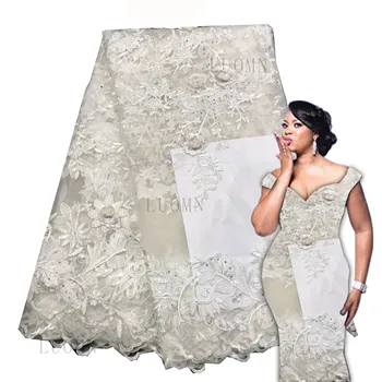Nigerian Lace Fabrics For Wedding 2019 African French Lace Fabric High Quality 3D Lace, Grey Lace Applique AMZ
Nigerian Lace Fabrics For Wedding 2019 African French Lace Fabric High Quality 3D Lace, Grey Lace Applique AMZ
