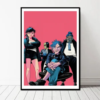 The Now Gorillaz Poster Art Canvas Art Print Wall Pictures for Living Room No Frame
The Now Gorillaz Poster Art Canvas Art Print Wall Pictures for Living Room No Frame