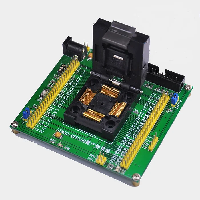 STM32 Writer Programmer Downloader Burner Test Block Programming Block Burner QFP100
STM32 Writer Programmer Downloader Burner Test Block Programming Block Burner QFP100
