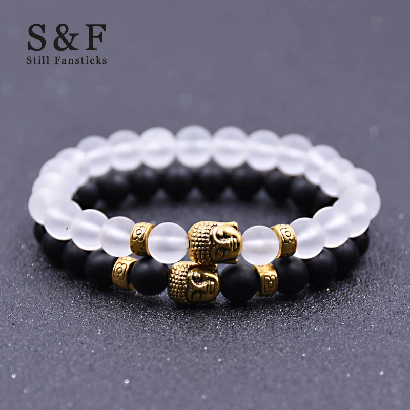 

Buddha Bracelet Beads Bracelets For Women Pulseira Masculina Men Jewelry Feminina Bileklik Elastic Braclet Bijoux Jonc Wristband