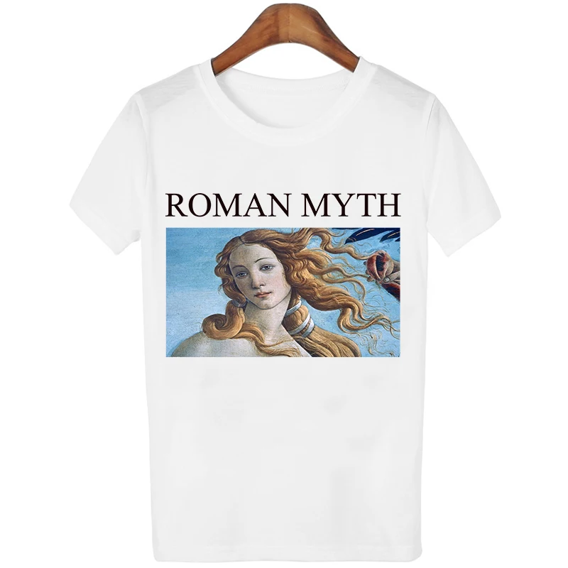 Roman mythology summer female T-shirt fashion casual Harajuku loose short-sleeved top tees female large size 2018 T-shirt
Roman mythology summer female T-shirt fashion casual Harajuku loose short-sleeved top tees female large size 2018 T-shirt