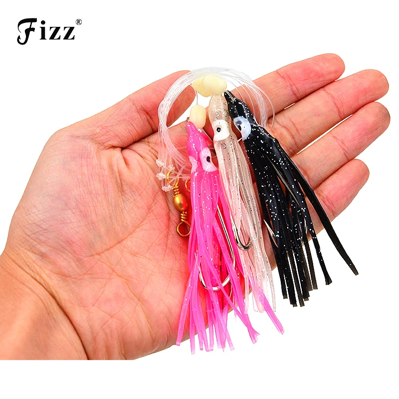 9cm 27g Soft Rubber Octopus Skirts Lures with Night Luminous Beads Fishing Line Trolling Octopus Bait Fishing Accessories
9cm 27g Soft Rubber Octopus Skirts Lures with Night Luminous Beads Fishing Line Trolling Octopus Bait Fishing Accessories