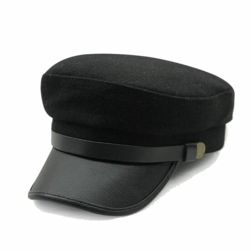 New Fashion Sailor Ship Boat Captain Military Hats Peaked Cap Black Baseball Caps Flat Hat for Women Berets Men Hat
New Fashion Sailor Ship Boat Captain Military Hats Peaked Cap Black Baseball Caps Flat Hat for Women Berets Men Hat
