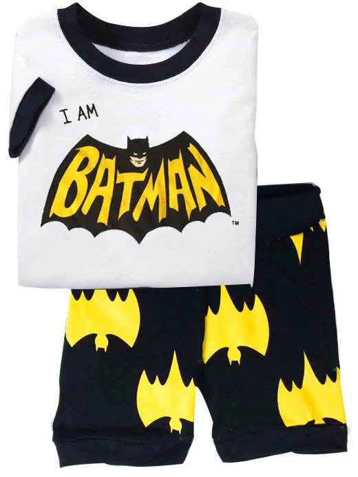 2019 Summer Kids Batman Clothes Baby Boys Spider Man Short Sleeve Cotton Sleepwear Childrens Pajamas Pijamas Set
2019 Summer Kids Batman Clothes Baby Boys Spider Man Short Sleeve Cotton Sleepwear Childrens Pajamas Pijamas Set