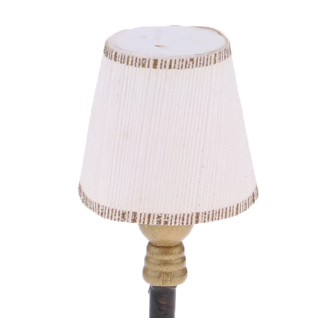 1/12 Scale Fashionable Dollhouse Living Room/Bedroom /Study Room Accessory Mini Elegant Floor Lamp Model 1/12 Scale Fashionable Dollhouse Living Room/Bedroom /Study Room Accessory Mini Elegant Floor Lamp Model