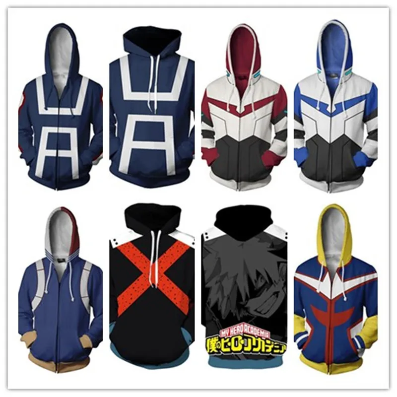 My Hero Academia Todoroki Shoto Campus Hoodies Sweatshirts Cosplay Costume Zipper Hooded sweater Unisex Mans
My Hero Academia Todoroki Shoto Campus Hoodies Sweatshirts Cosplay Costume Zipper Hooded sweater Unisex Mans