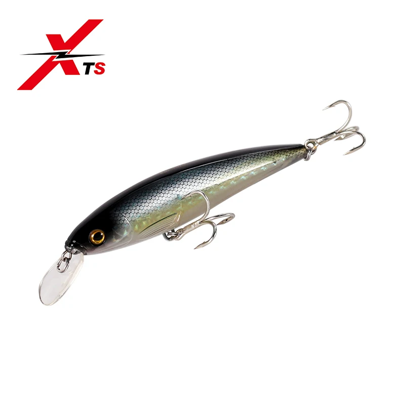 XTS Fishing Lures Sea Fake Bait 14cm 40g Topwater Floating Artificial Hard Minnow Swimbaits Tackle Sharp Hooks 5382 | Спорт и