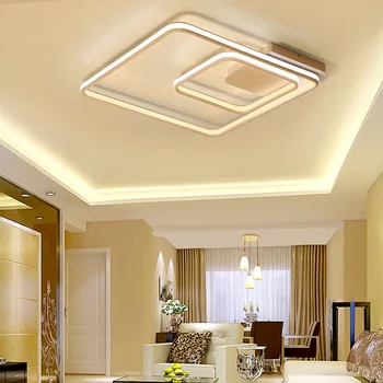 Square double sided light living room bedroom LED chandelier High-brightness aluminum modern LED chandelier lamps 
Square double sided light living room bedroom LED chandelier High-brightness aluminum modern LED chandelier lamps