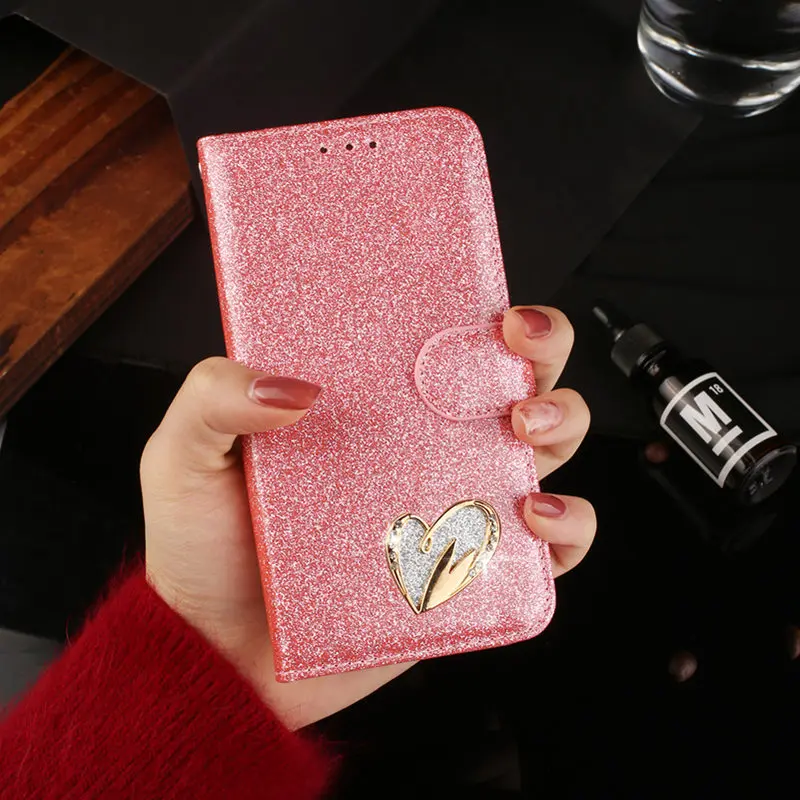 Hoesje Coque Funda чехол для iPhone X 6 6S 7 8 Plus 7Plus 6Plus с карманом карт блестящий бриллиант в