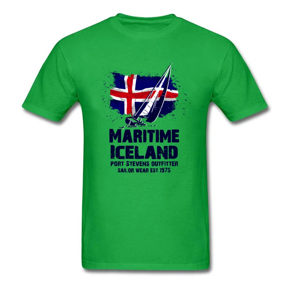 Maritime sailing Iceland flag_green