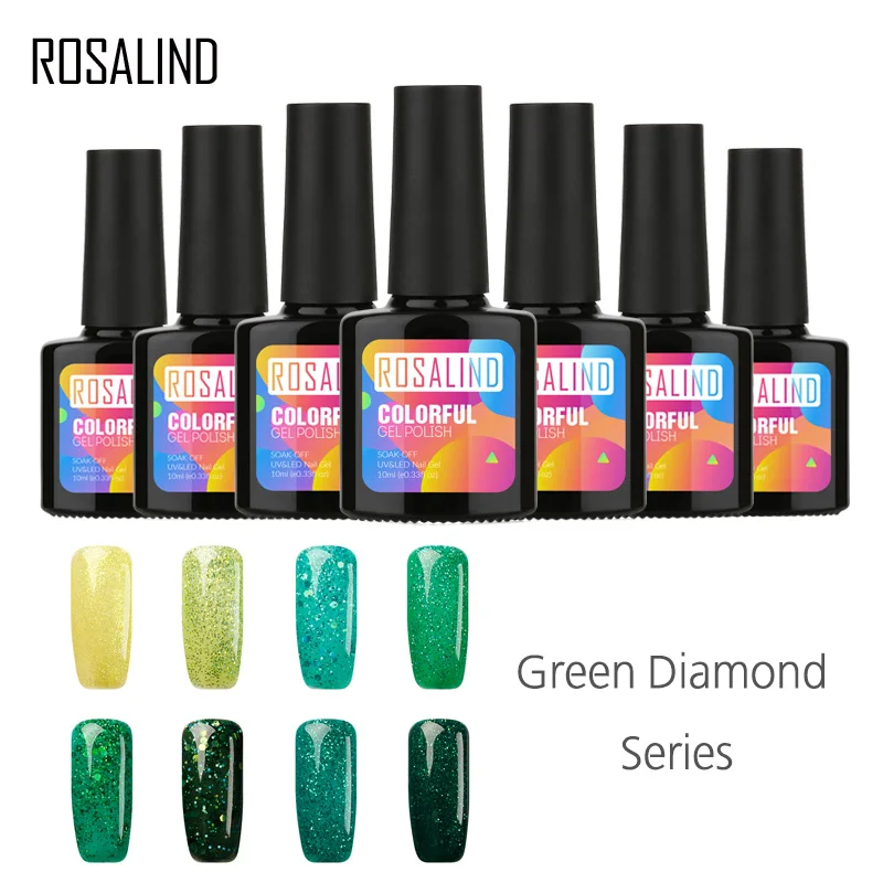 ROSALIND Gel 1S Black Bottle 10ML Green Diamond Glitter Series Gel Nail Polish UV&LED Soak-Off Glitter Nail Art Lacquer Beauty
ROSALIND Gel 1S Black Bottle 10ML Green Diamond Glitter Series Gel Nail Polish UV&LED Soak-Off Glitter Nail Art Lacquer Beauty