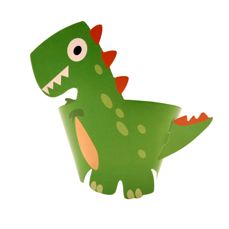 Kids Favors Green Dinosaur Design Happy Baby Shower Cupcake Paperboard Wrappers Birthday Events Party Cake Decorations 12 Sets
Kids Favors Green Dinosaur Design Happy Baby Shower Cupcake Paperboard Wrappers Birthday Events Party Cake Decorations 12 Sets