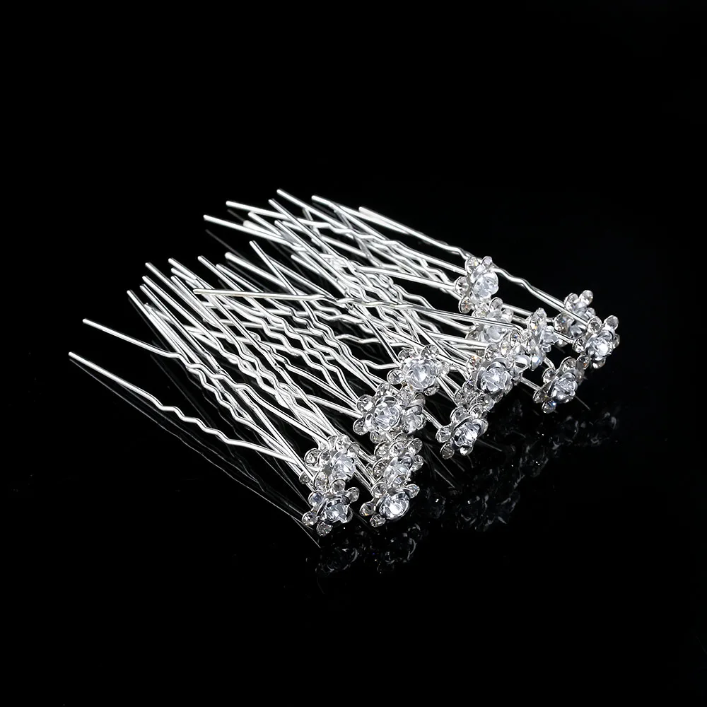 20 Pcs Wedding Engagement Women Crystal Diamanted Rose Flower Hair Pin Rhinestone Hair Clips Accessory Jewelry Party Headwear
20 Pcs Wedding Engagement Women Crystal Diamanted Rose Flower Hair Pin Rhinestone Hair Clips Accessory Jewelry Party Headwear