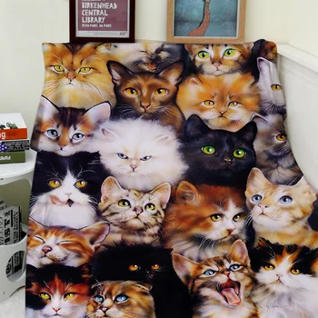 Blankets 150x200cm Funny Pet Animal Kittens Cute Cats Comfy Funny Bed Blanket Easy Care Machine Wash
Blankets 150x200cm Funny Pet Animal Kittens Cute Cats Comfy Funny Bed Blanket Easy Care Machine Wash