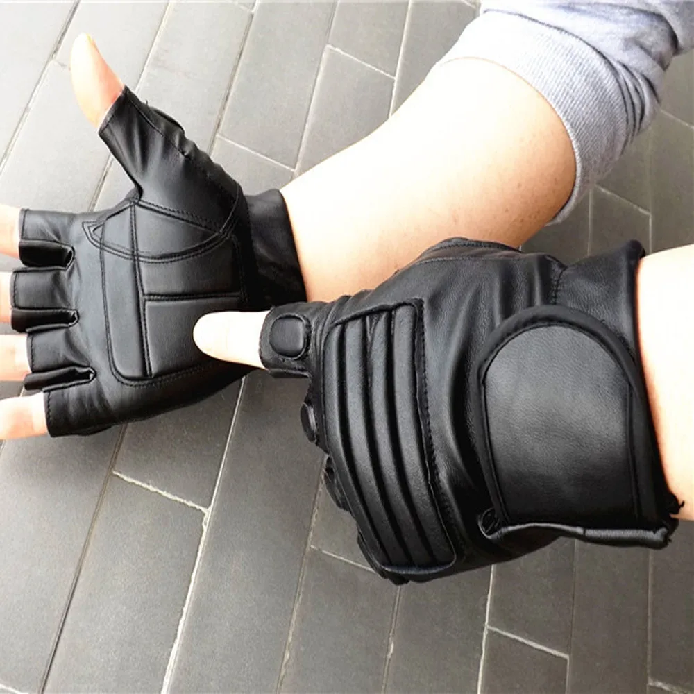 motorcycle PU Fighting Gloves Men leather fingerless gloves Motorcycle Sports Outdoor Protection leren handschoenen moto
motorcycle PU Fighting Gloves Men leather fingerless gloves Motorcycle Sports Outdoor Protection leren handschoenen moto