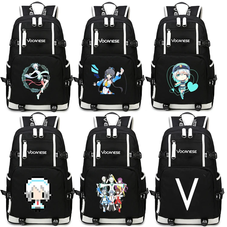 Anime Vocaloid Backpack Cartoon Luo Tianyi vocanese Bags Oxford Student School Bag Travel Bag Computer package
Anime Vocaloid Backpack Cartoon Luo Tianyi vocanese Bags Oxford Student School Bag Travel Bag Computer package