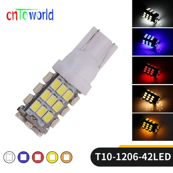 100pcs T10 W5W 194 1206 42 SMD 3020 High Power LED Bulb Reading Light 42 LED Auto Bulbs White Bulbs Clearance Lamp
100pcs T10 W5W 194 1206 42 SMD 3020 High Power LED Bulb Reading Light 42 LED Auto Bulbs White Bulbs Clearance Lamp