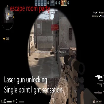 Takagism game prop, real life room escape props shooting the light sensors in a right sequence to run from chamber room
Takagism game prop, real life room escape props shooting the light sensors in a right sequence to run from chamber room