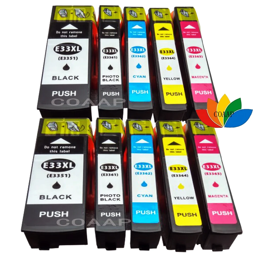 2 Set Compatible ink cartridge for Epson XP-530 XP-630 XP-830 XP-635 XP-540 XP-640 XP-645 printer T3351 T3361 T3362 T3363 T3364
2 Set Compatible ink cartridge for Epson XP-530 XP-630 XP-830 XP-635 XP-540 XP-640 XP-645 printer T3351 T3361 T3362 T3363 T3364