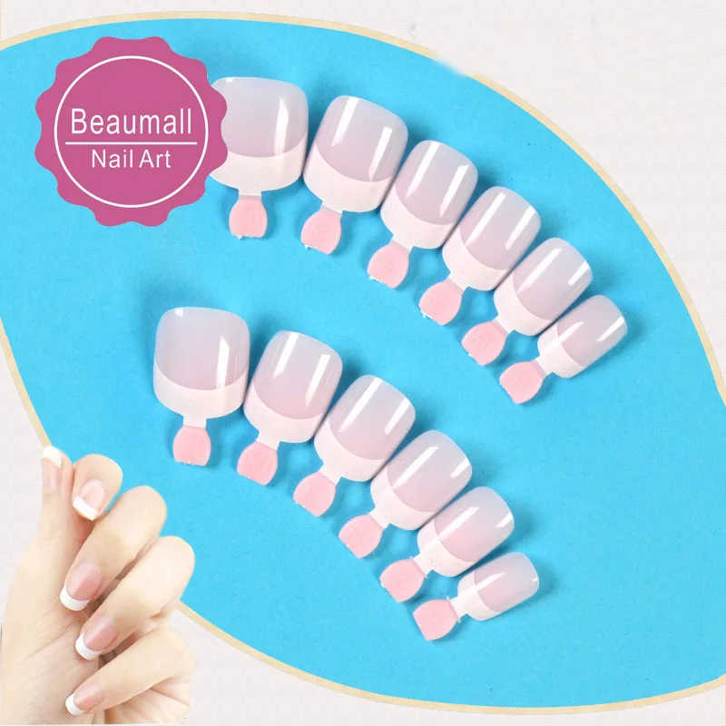 12pcs/set With 2g Glue Short Pre-Design Flesh Color Full Cover False Acrylic Nails With French Tips#FN12-17
12pcs/set With 2g Glue Short Pre-Design Flesh Color Full Cover False Acrylic Nails With French Tips#FN12-17
