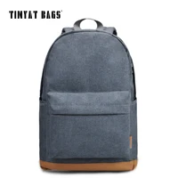 TINYAT Men's 15 inch laptop backpack with USB male school backpacks rucksacks leisure for teenage Travel Women Shoulder Mochila image