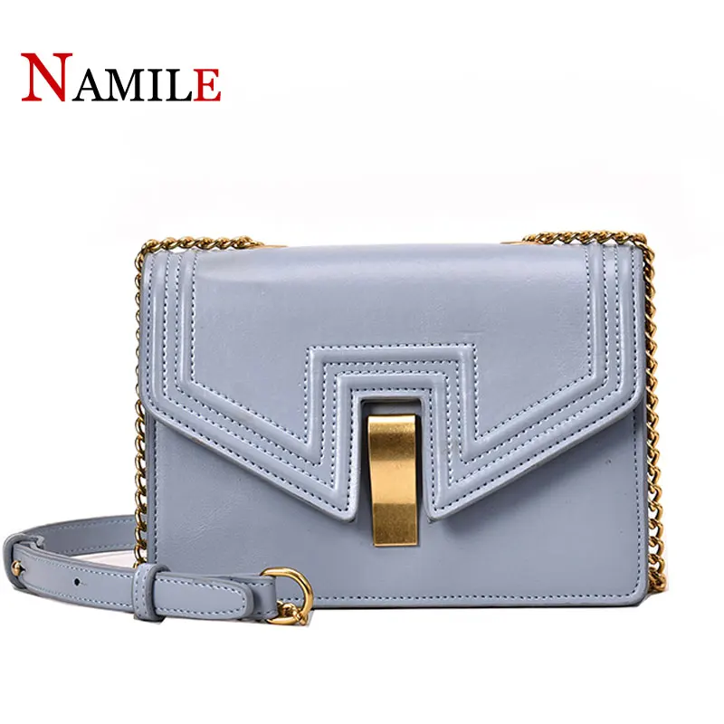 2019 new wave Korean version of the shoulder bag simple elegant luxury chain diagonal cross bag wild fashion small square bag.
2019 new wave Korean version of the shoulder bag simple elegant luxury chain diagonal cross bag wild fashion small square bag.