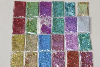 Laser Holographic Solvent Resistant Glitter set for Nail Polish nail art and DIY
Laser Holographic Solvent Resistant Glitter set for Nail Polish nail art and DIY
