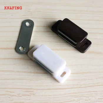 KK&FING 5PCS Strong Door Closer Plastic Magnetic Cabinet Catches Latch Magnet Cabinet Suction for Furniture Wardrobe Cupboard 
KK&FING 5PCS Strong Door Closer Plastic Magnetic Cabinet Catches Latch Magnet Cabinet Suction for Furniture Wardrobe Cupboard