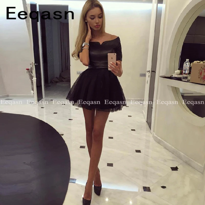 2019 Robe Cocktail Black Short Sleeve Party Gowns Vintage Zipper Cocktail Dress Vestidos De Coctel Elegantes Cheap Online
2019 Robe Cocktail Black Short Sleeve Party Gowns Vintage Zipper Cocktail Dress Vestidos De Coctel Elegantes Cheap Online