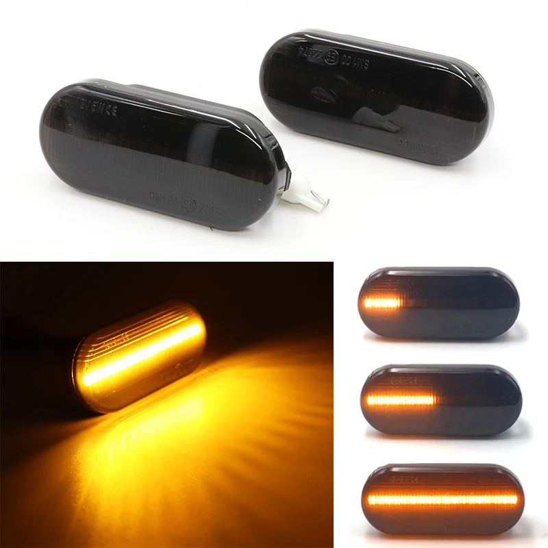 Pair Sequential LED Side Marker Signal Light For VW Bora Golf Passat Polo Sharan Passat 3BG Polo SB6 SEAT Skoda Ford Focus MK2
Pair Sequential LED Side Marker Signal Light For VW Bora Golf Passat Polo Sharan Passat 3BG Polo SB6 SEAT Skoda Ford Focus MK2