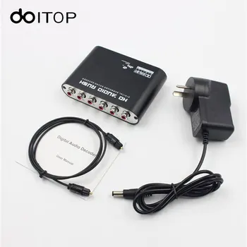 DOITOP 5.1 Audio Decoder SPDIF Coaxial to RCA DTS AC3 Optical Digital Amplifier Analog Converter Amplifier HD Audio Rush #
DOITOP 5.1 Audio Decoder SPDIF Coaxial to RCA DTS AC3 Optical Digital Amplifier Analog Converter Amplifier HD Audio Rush #